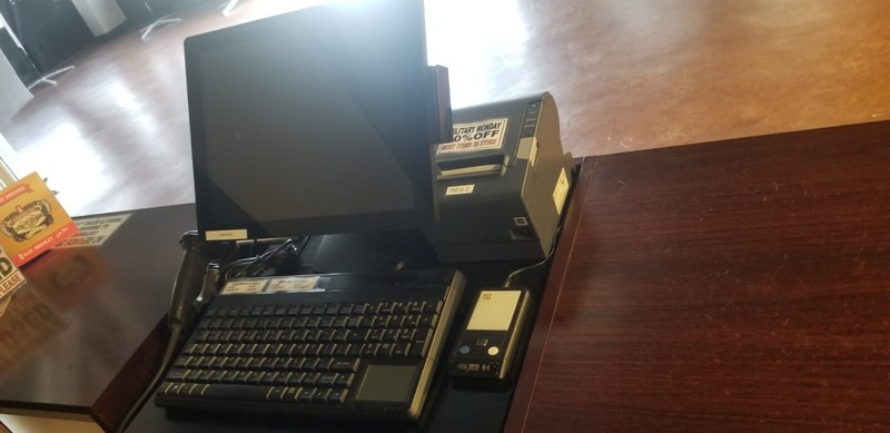 (2) NCR COUNTERPOINT POS TERMINAL SYSTEM BUNDLE - GOOD CONDITION gallery