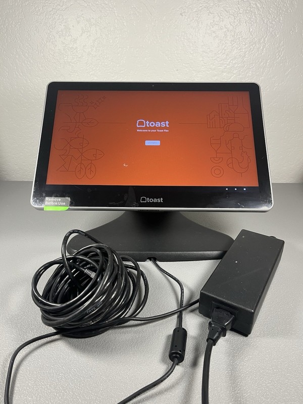 Toast Flex TT200 POS System Touch Screen 14” With Power Cord