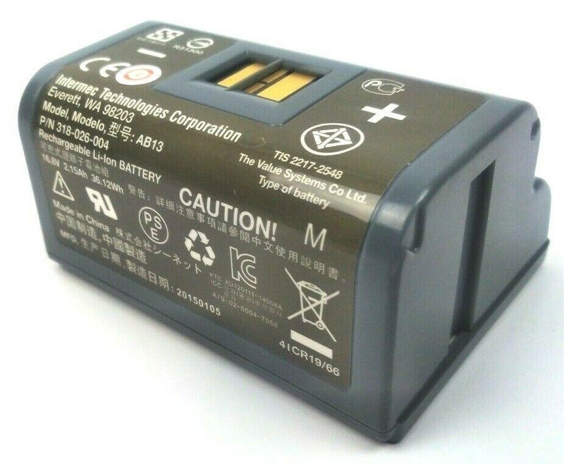 Intermec PB5X PW50 Battery Rechargeable16.8V 2.15Ah 36.12Wh 318-026-004 Genuine gallery