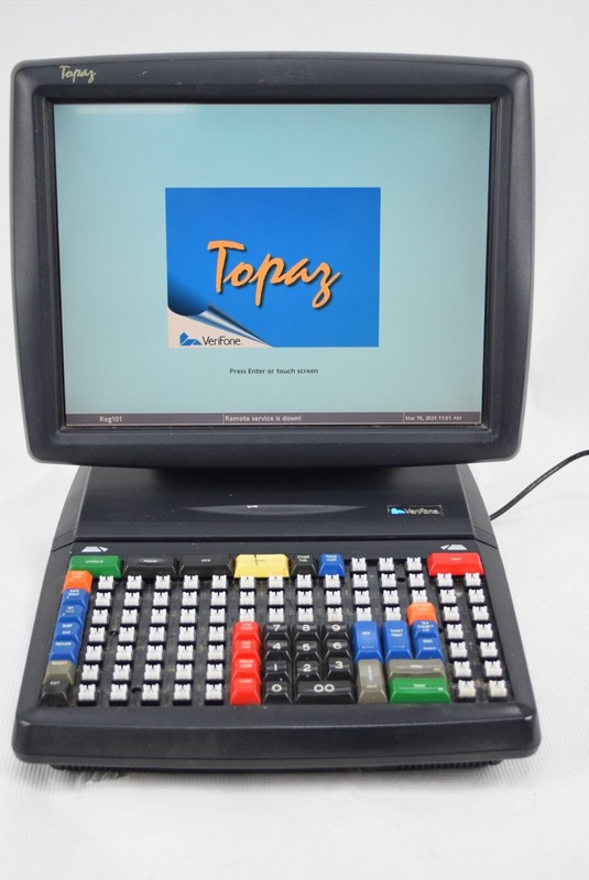 VeriFone Topaz II POS Terminal Touch Screen Point of Sale System