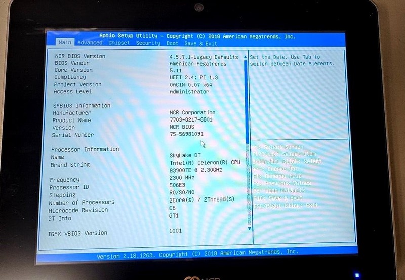 New NCR XR7 Plus 15" POS Touchscreen Terminal, 2.3Ghz, 8GB/120GB SSD, No OS gallery