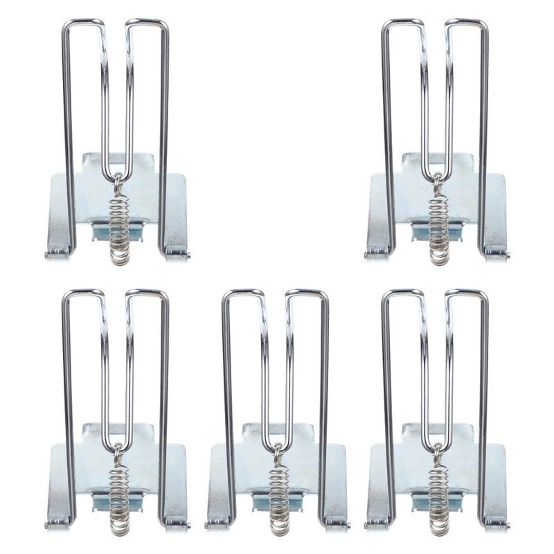 5pcs Cashier Drawer Insert Clips: Spring Loaded Cash Register Money Clips –