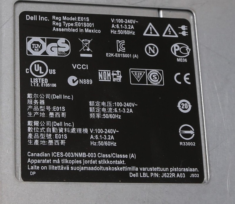 Dell R610 2x E5520 Qc Xeon 2.6GHz 8GB RAM No Hdd Sas Sata Dvd ROM Gigabit Ethern gallery