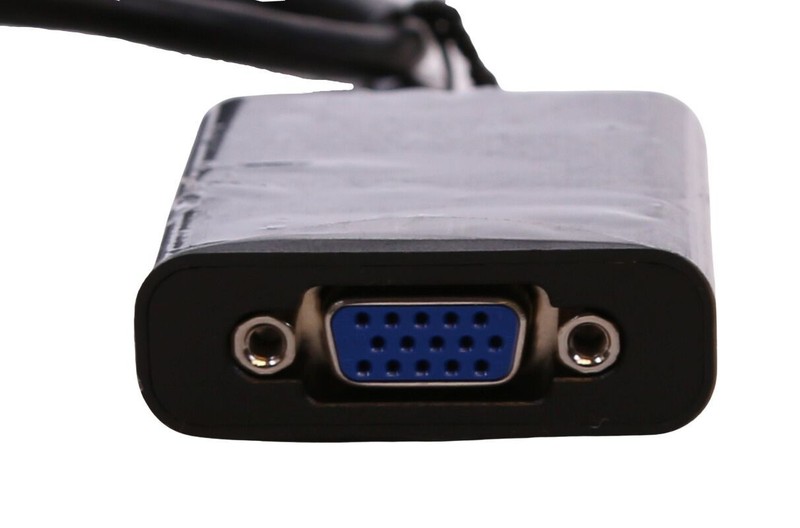 Adapter Cable; Display Port to VGA, for Toshiba 6140 TCx Wave (New) gallery