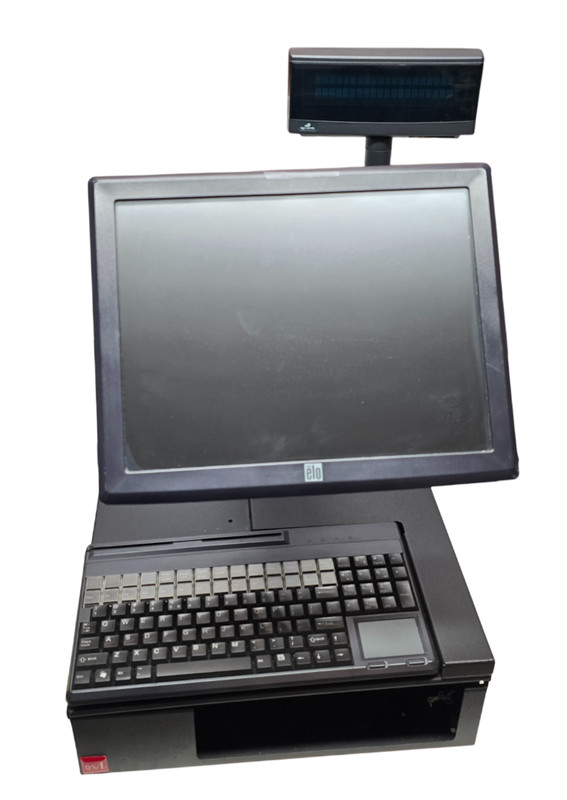 Elo POS Screen W/ Keyboard, Customer Display, PC slot