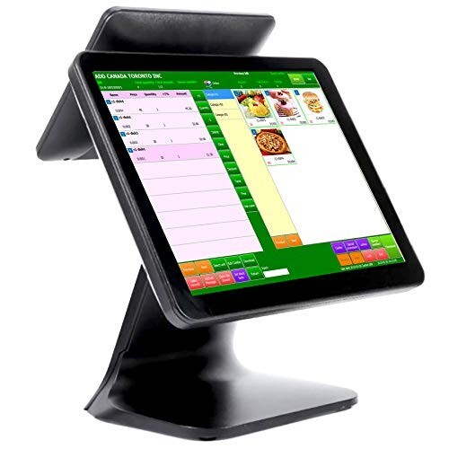 ASSUR AW9 15″ POS System, Cash Register w/ Touch Screen + 9″ customer display