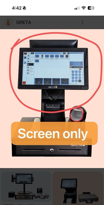 GRETA LP-2408T POS Touchscreen Terminal, Windows 10 LTSC, Screen Only gallery