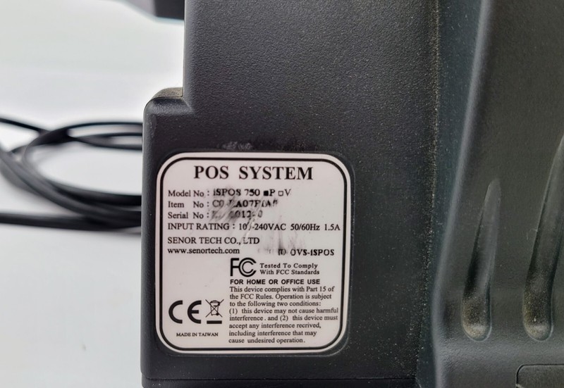 Senor POS System - iSPOS 750 / TOUCH SCREEN gallery