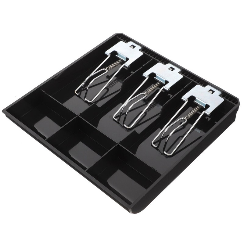 1PC Metal Cash Register Drawer Insert Tray Money Storage under Counter Black gallery