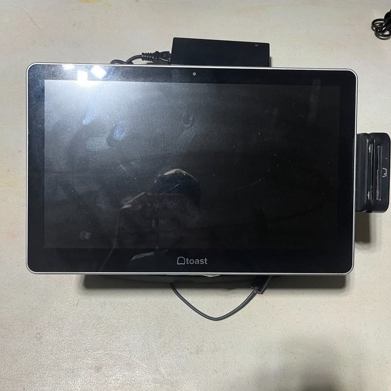 Toast Flex TT200 POS Point Of Sale System With Power Supply and Credit reader