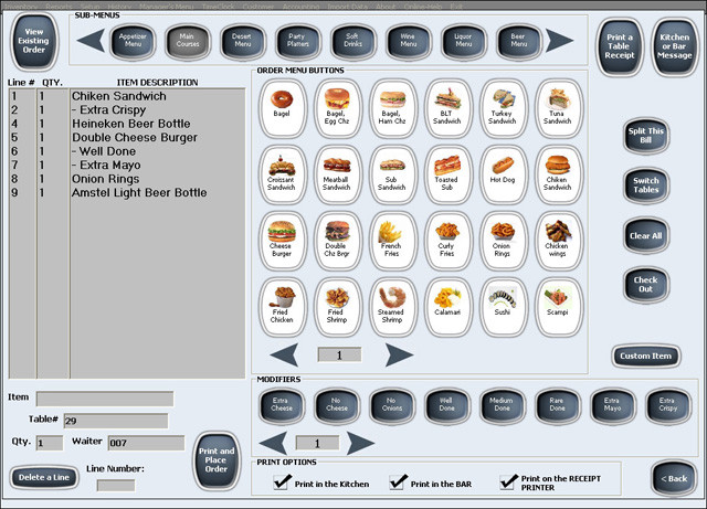 NEW15" Point of sale POS system register Touch screen restaurant retail Bar Deli gallery
