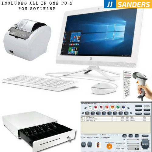 POS all-in-one solution Point of Sale System Combo Includes All-in-One PC