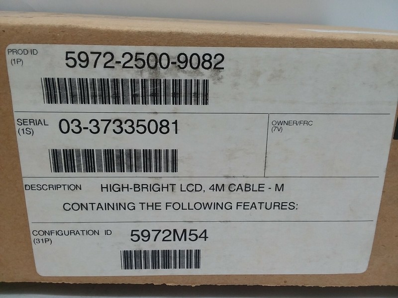 NCR 5972-2500-9082 Customer Display and Pole Mount Kit High-Bright LCD 4M Cable gallery