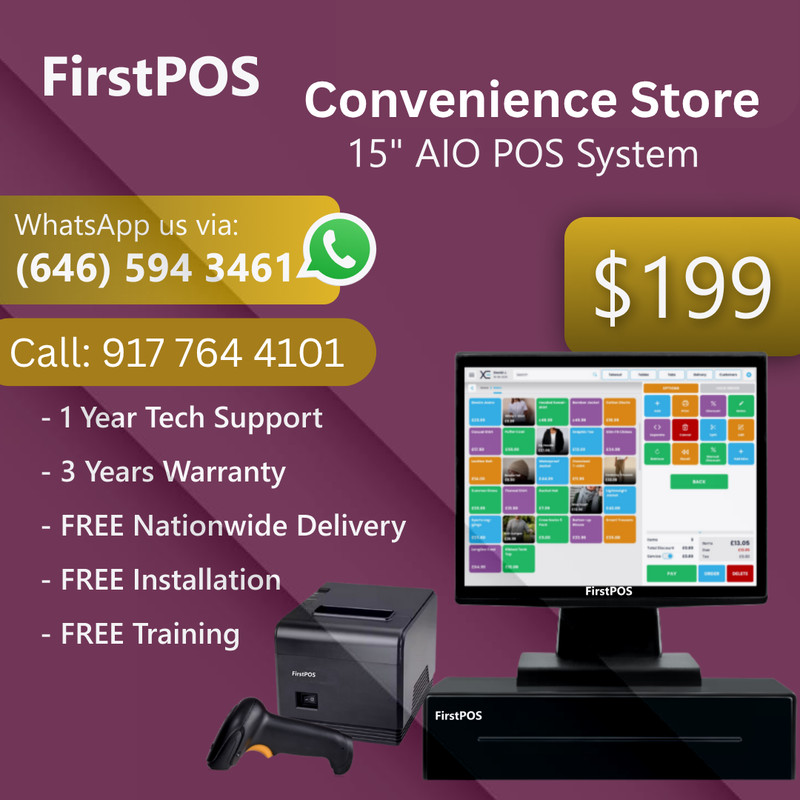 Brand New Complete POS System, Cash Register, Receipt Printer for Bars