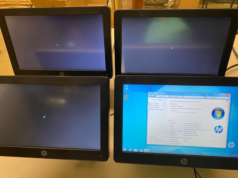 HP RP2 Retail System Model 2000 - J1900 1.99 GHZ - 4GB RAM - POS gallery
