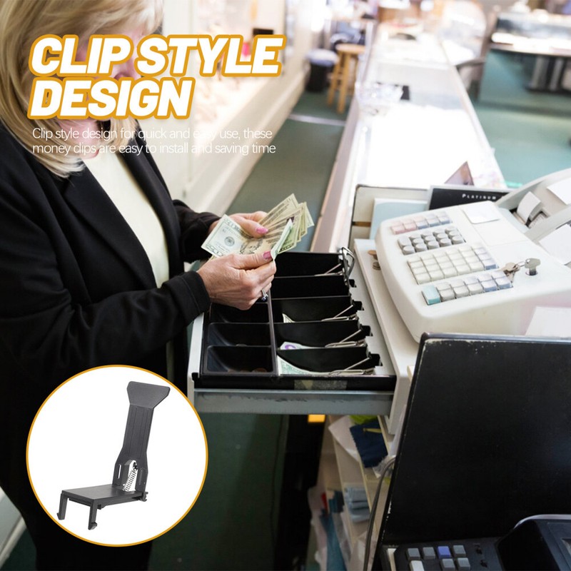 6PCS Money Clips Money Organizers Clips Replacement Cash Register Drawer Clips gallery