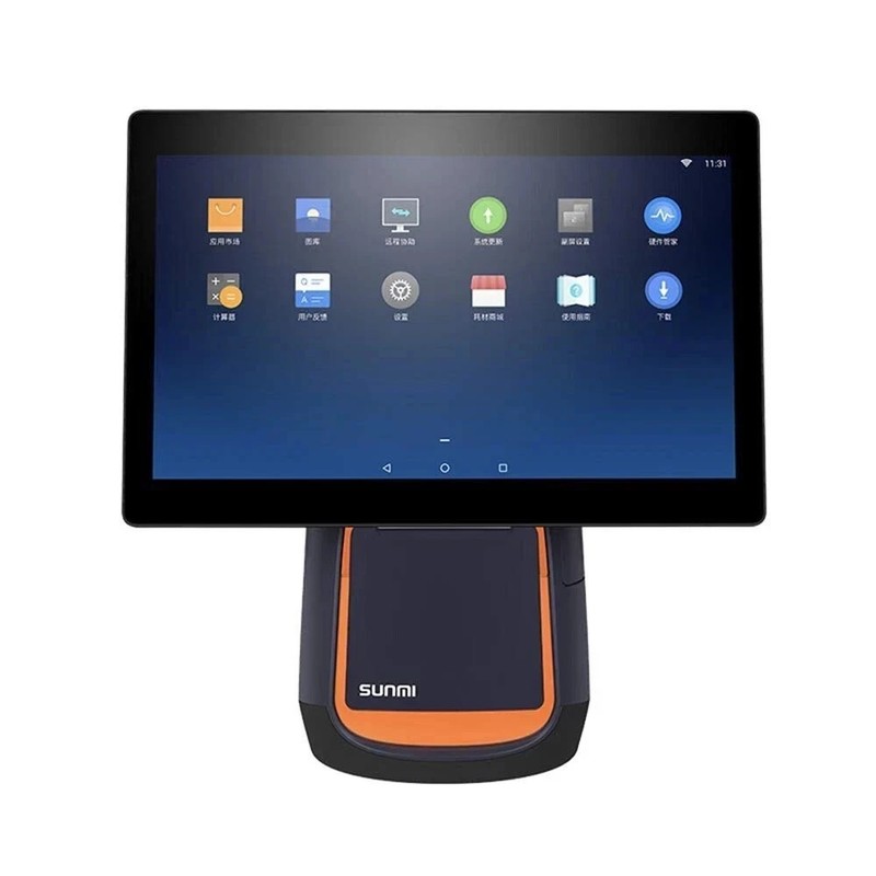 Sunmi T2 L1523 POS 15.6 inch Dual POS Touch Terminal Built in Receipt Printer gallery