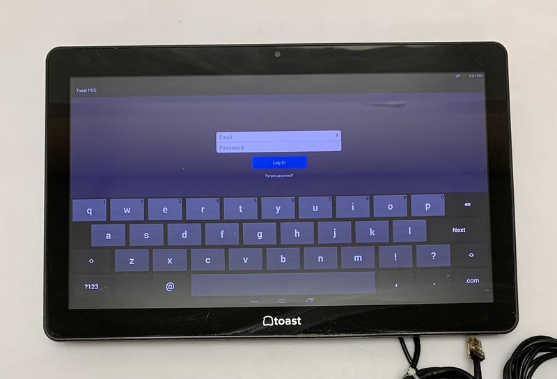 Elo msm8690 Touch Screen Tablet w/ Toast POS, Ethernet Cable & Power Adapter gallery