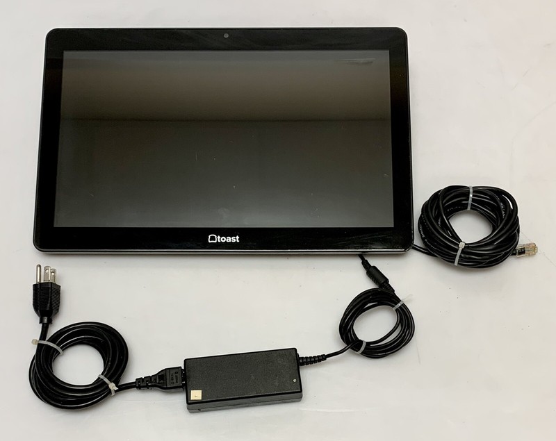 Elo MSM8690 Touch Screen Tablet W/ Toast POS, Ethernet & Power Adapter Cables gallery