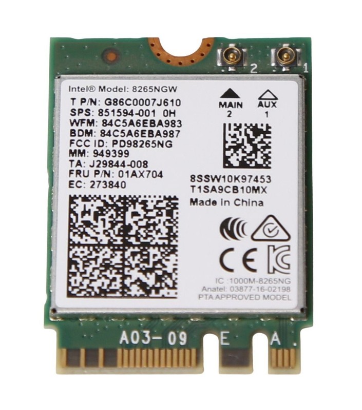 Box of 5 8265NGW Intel Dual Band WIRELESS-AC 8265 Wlan Bluetooth 4.2 Wifi Cards gallery