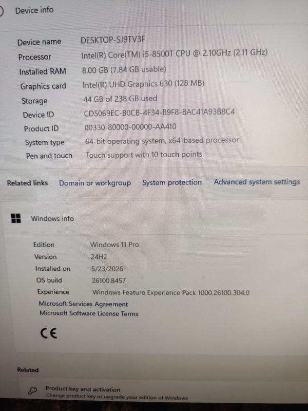 Elo 22" Touch I5 8500t 8gb 256gb SSD POS esy22i5-22ub-0-mt-zb-8g-1s-w1-64-bk gallery