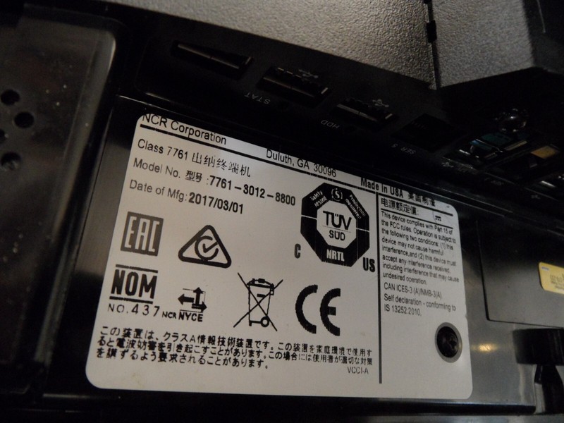 NCR Radiant P1535 7761-3012-8800 Terminal POSREADY 7 For Parts No Power *READ* gallery
