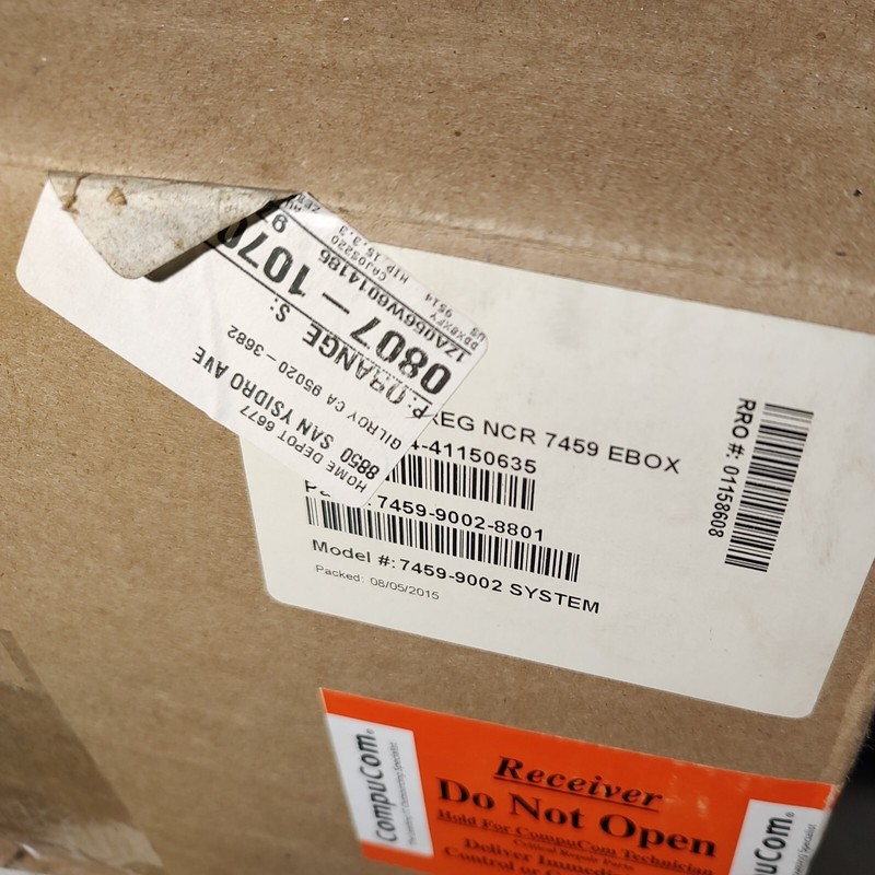 NCR REALPOS REGISTER TERMINAL 7459-9002-8801 EBOX 80XRT gallery