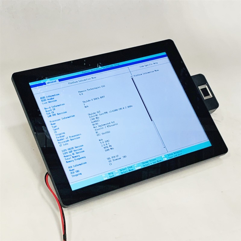 POS-X EVO-TP6 15″ Touch i3-6100U 2.3GHz 4GB RAM No SSD/PSU Terminal Retail POS