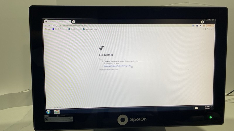SpotOn Apexa GW 15″ POS System Terminal W/Power Cord 128GB SSD