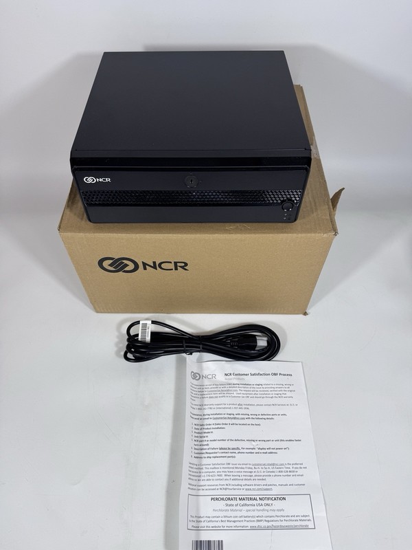NCR RealPOS XR8 Terminal, Core I3, 16GB 240GB SSD HDD Windows 10 7607-2300-8801