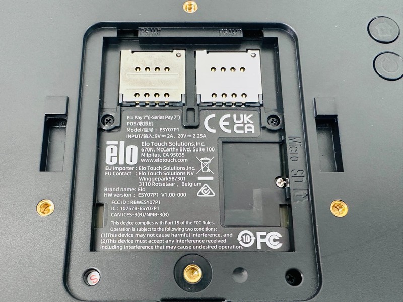 Elo ESY07P1 / E863808 I-Series Pay 7" Touchscreen Card Reader FREE SHIPPING 🚚 gallery