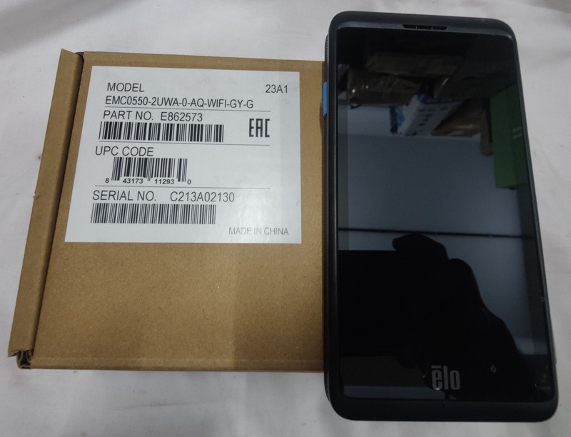 Elo Elotouch EMC0550-2UWA-O-AQ-WIFI-GY-G Mobile Handheld Computer (E862573)