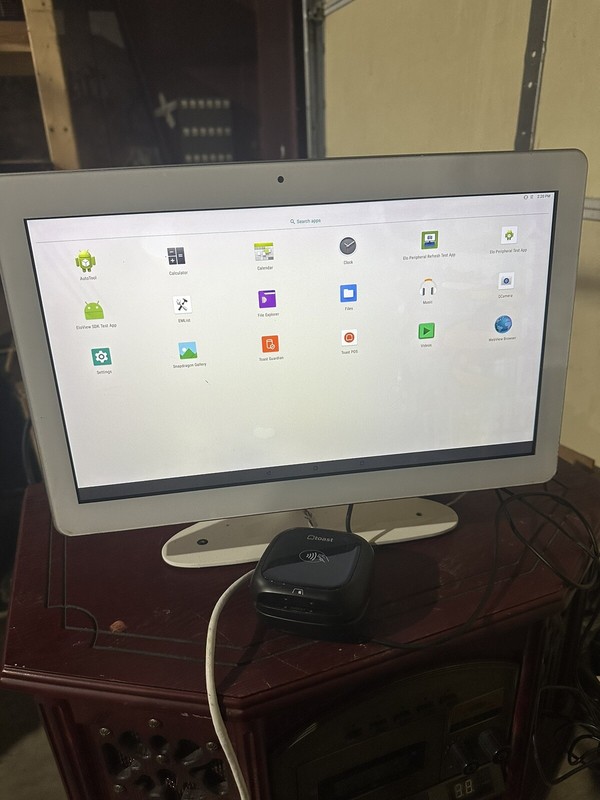 Toast POS Touch Screen Pads With Card Reader Power On Not Fully Tested gallery