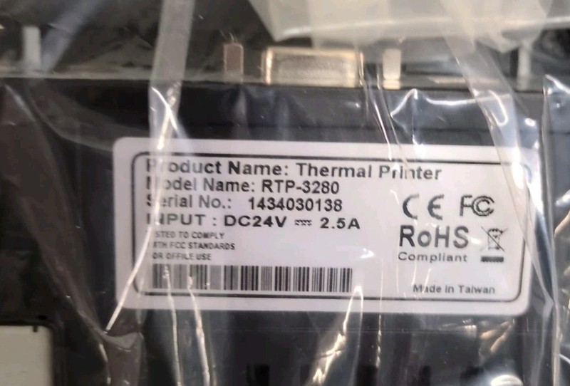 POS Techstorm Solution Thermal Printer for Labels/Receipts. RTP3280 840 gallery