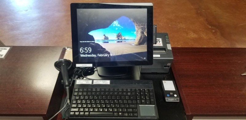 (2) NCR COUNTERPOINT POS TERMINAL SYSTEM BUNDLE – GOOD CONDITION