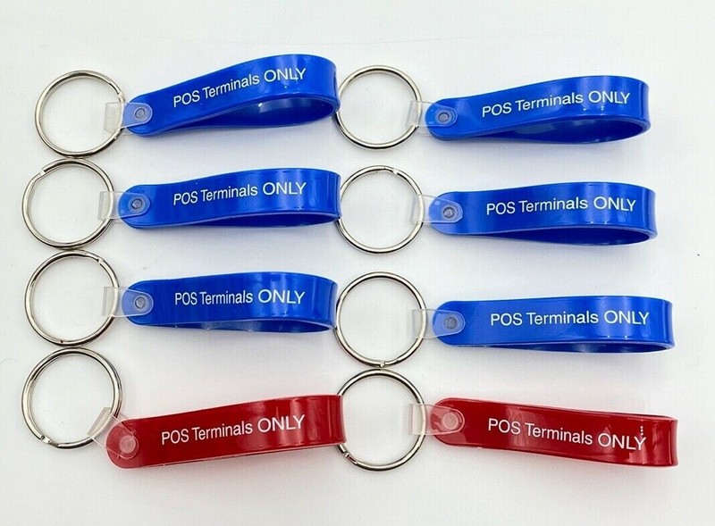 POS Terminal Keychain Key Holder IBM