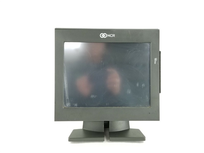 NCR P1230-0032-BA Intel Atom D2560 2GHz 4GB RAM Crack in Screen No AC Adapter. gallery