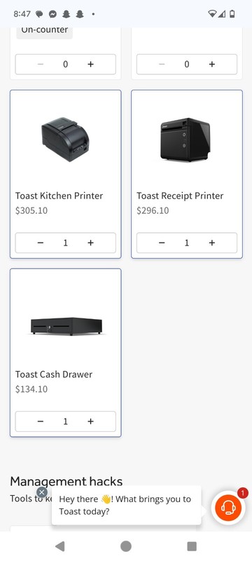 New Toast POS System W/ Hand Held gallery