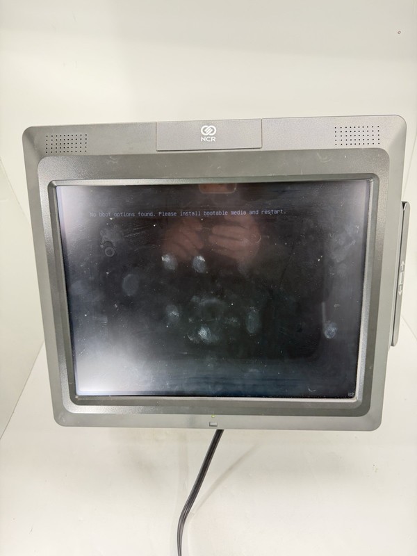 ncr pos terminal Missing HDD. / Front Cover Powers On