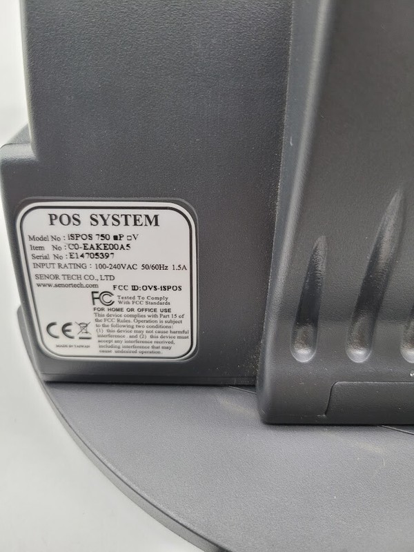 Senor POS System ,ISPOS 750 / TOUCH SCREEN /please check the photos gallery