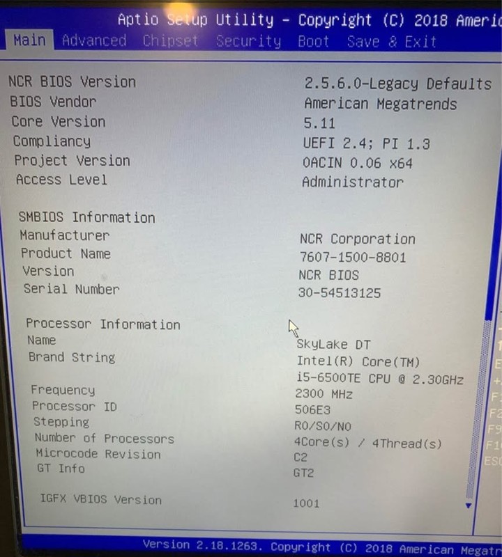 NCR RealPOS XR8 Terminal, Core I3, 16GB 240GB SSD HDD Windows 10 7607-2300-8801 gallery
