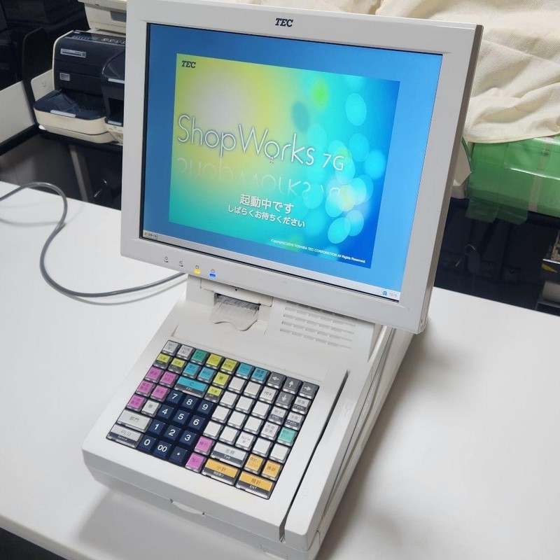 Toshiba TEC QT-100 POS Register ShopWorks7G 15″ Touch Screen Cash Register