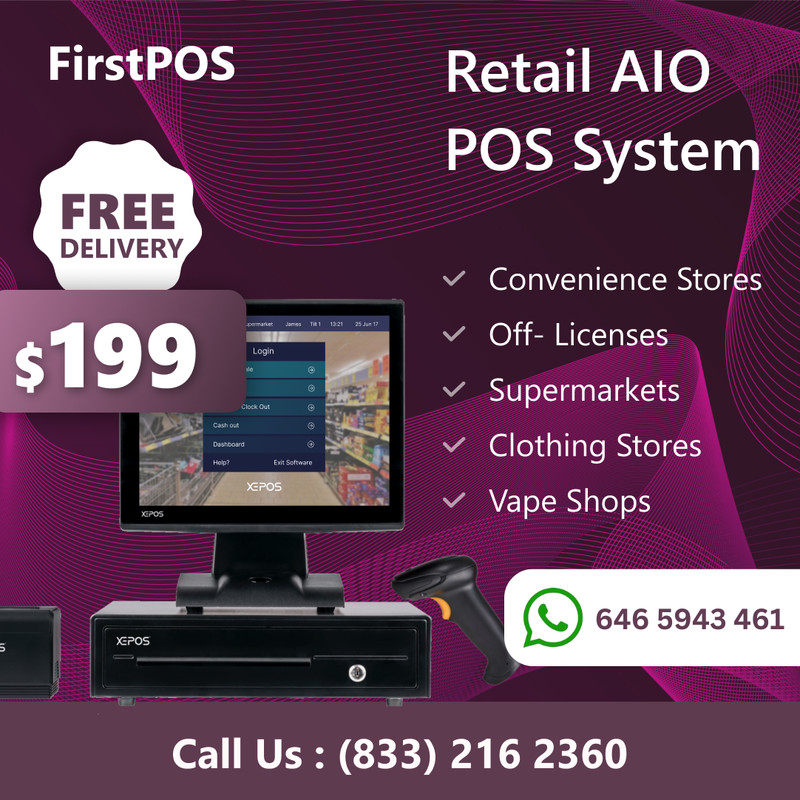 Point of Sale System, Cash Register, POS for Retail, Convenience Shops