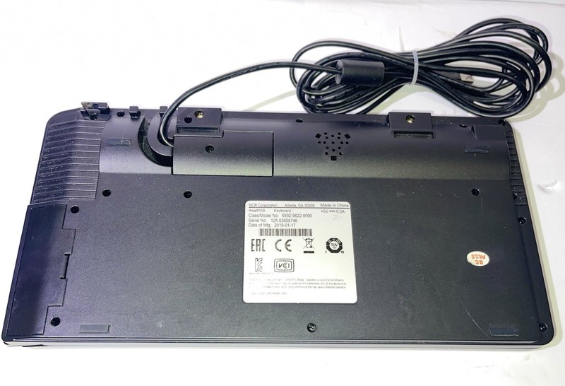 NCR RealPOS Keyboard, 6932-9622-9090 105 Key 3/4 Size, Wired, Retail Stores gallery