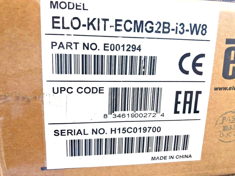 Elo ECMG2B i3-4130 2GB 320GB W8 Computer Module IDS-01 Series Display E001294