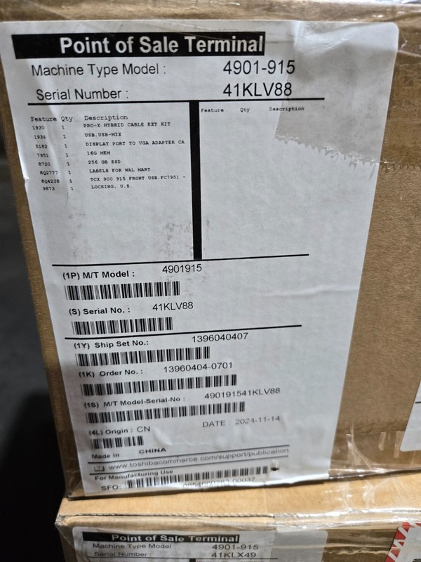 Point of Sale Terminal TCX 900 Model 4901-915 gallery