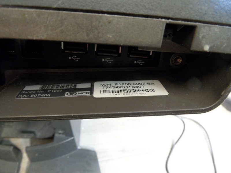 NCR P1230-0007-BA NCR 7743 POS Terminal With Power Supply gallery