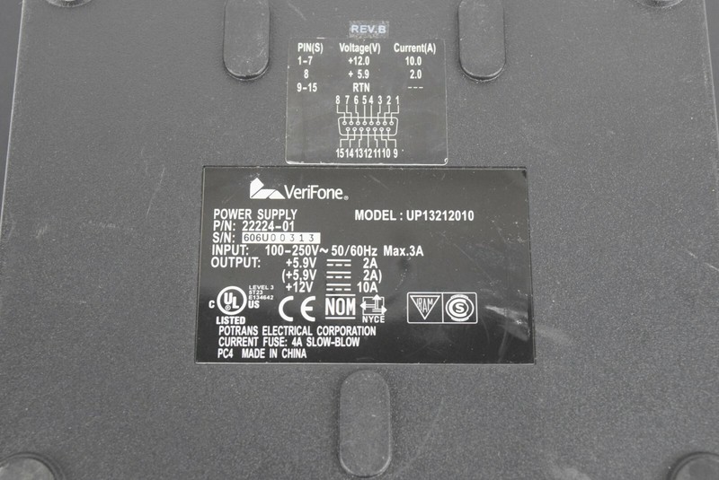 Verifone Sapphire II POS Terminal with Power Supply P039-100-02 gallery