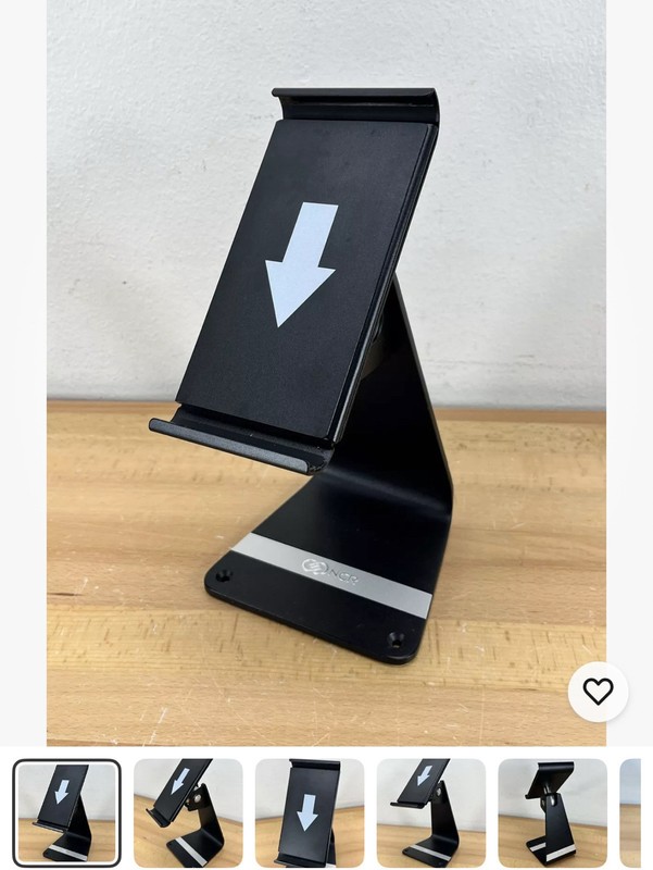 POS System NCR Silver Point of Sale IPAD or TABLET Magnetic Stand Black Silver