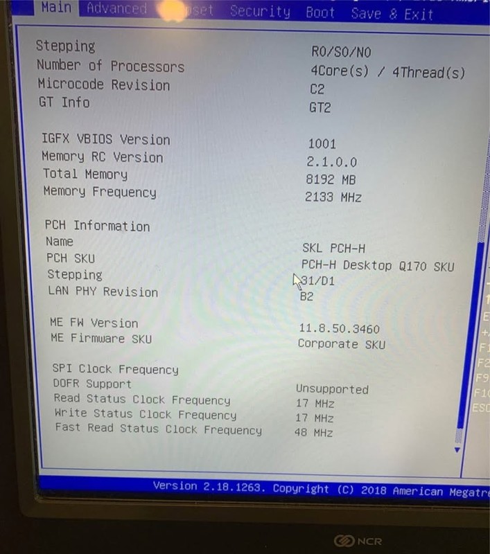 NCR RealPOS XR8 Terminal, Core I3, 16GB 240GB SSD HDD Windows 10 7607-2300-8801 gallery